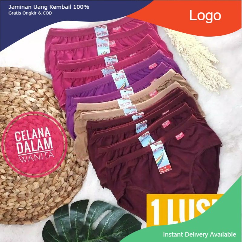 [DISKON] celana dalam wanita 1 lusin murah  // cd wanita 12 pcs murah // CD Wanita // celana dalam w