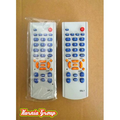 REMOT TV CINA 55L1 TABUNG REMOTE TV SERVIS GANTI MESIN ALL CHINA 55L3 MESIN TV 55L7