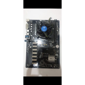 motherboard intel ASrock H110 pro btc+ 13 slot mining LGA 1151 8GB