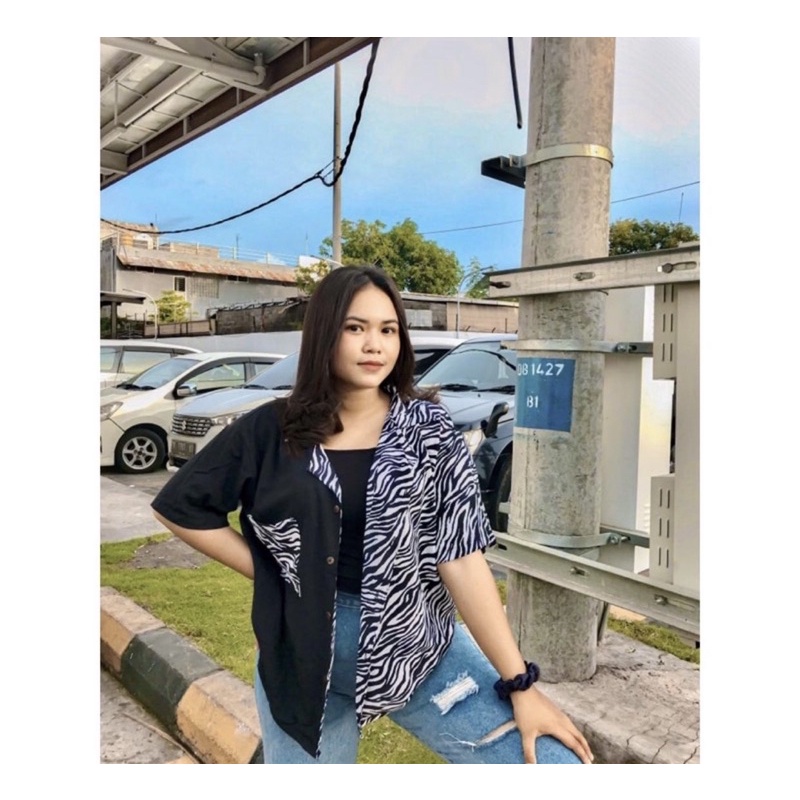 kemeja two tone