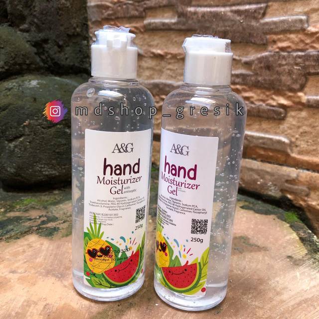 A&G Hand Mouisturizer Gel 250g / Hand Sanitizer Gel