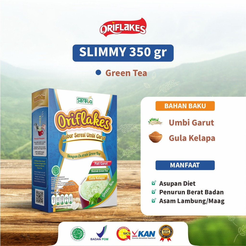 

Flakes Sereal Umbi Garut Slim Diet 350 Gram