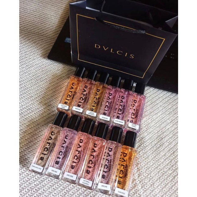 Parfum wanita unisex dvlcis paket reseller include 2 baccarat