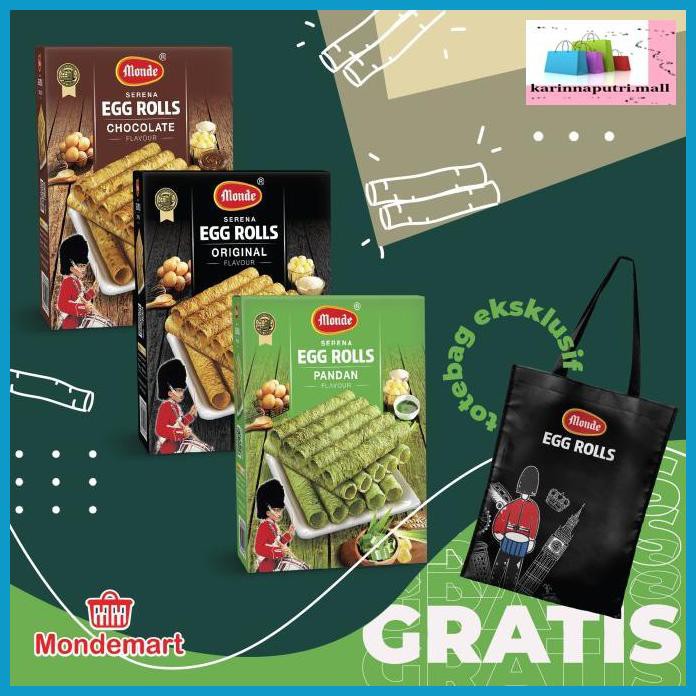 

E5Ewsfg- Package Monde Egg Rolls 70 Gr + Bonus Totebag 78Itjyhf-