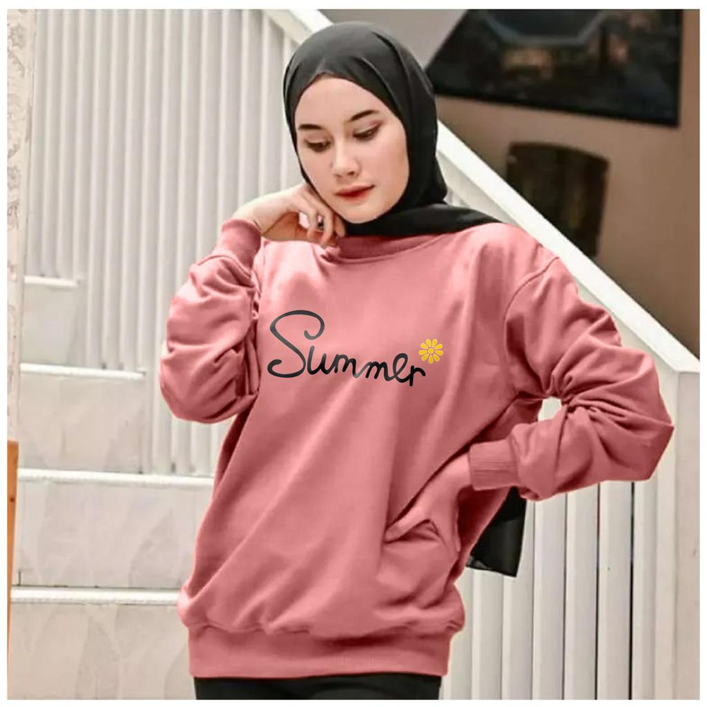 Kaos Lengan Panjang  / Kaos Sweatshirt / Atasan Wanita / Atasan Wanita Lengan Panjang