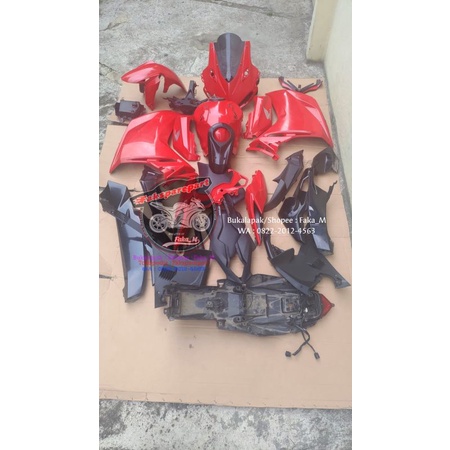 Fairing Kiri Kanan Saja Ori Copotan CBR250RR Merah
