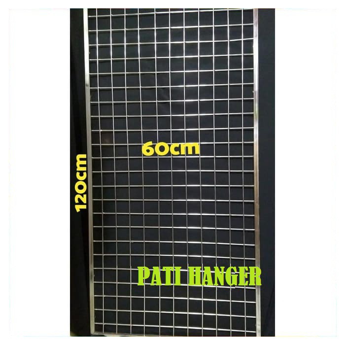 Ram Jaring Kotak 60x120cm Bingkai stainless croem