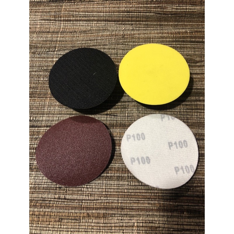 TATAKAN AMPLAS 4” / AMPLAS /VELTRO gerinda tangan
