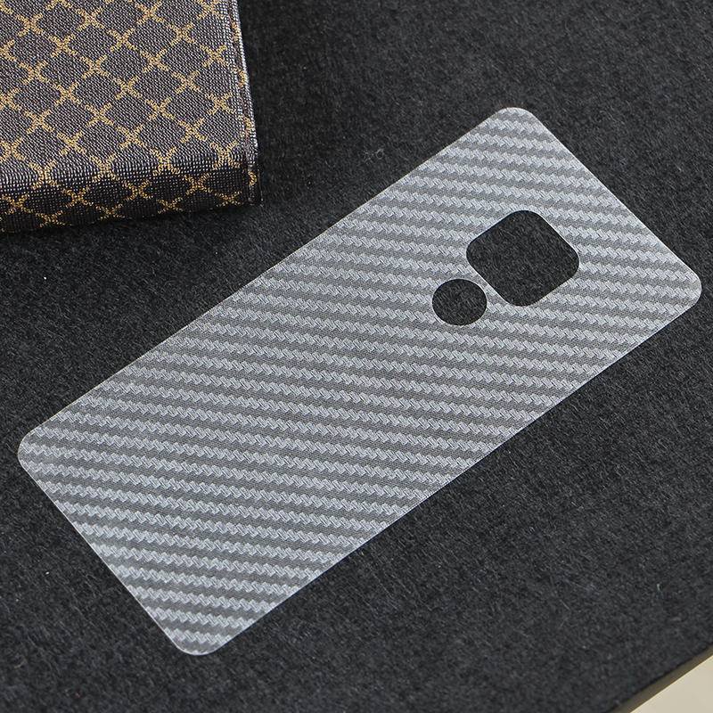 2PCS 3D Carbon Fiber Back Film For Huawei P 9 10 20 30 40 50 Pro Back Cover Screen Protector Phone Film