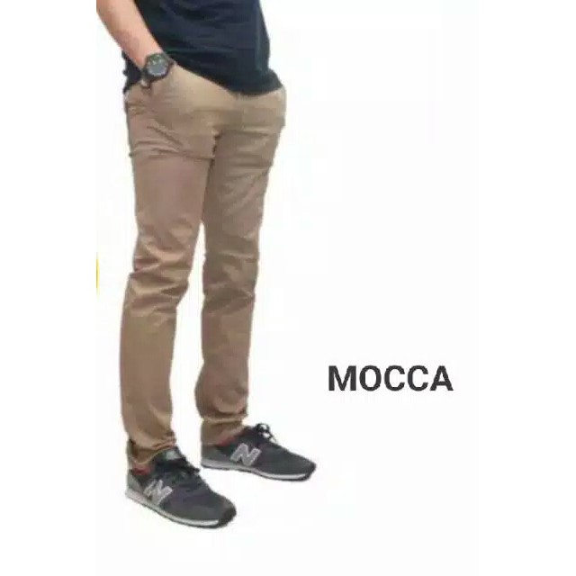 Celana Chino Pria Bahan Adem Nyaman Katun Strecth/Melar Cocok Buat Musim Dingin GAYA COWOK POLO