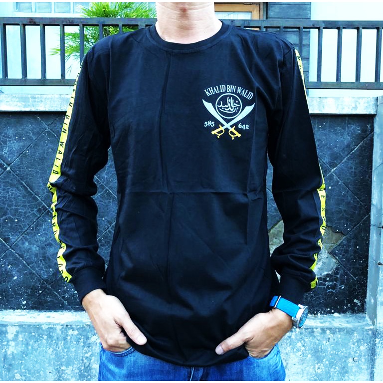 kaos dakwah lengan panjang / kaos hijrah pria / kaos pria ori / kaos santri / kaos tulisan arab / ka