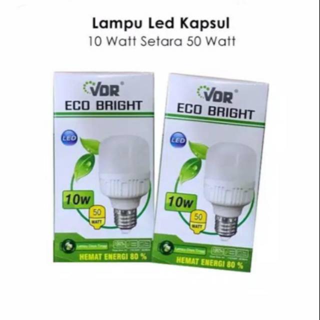 Lampu Bohlam LED VDR Eco Bright 10Watt