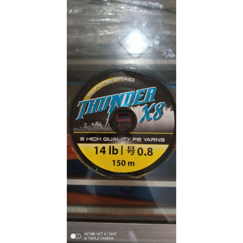 Pe Thunder 0,8 panjang 150m X8