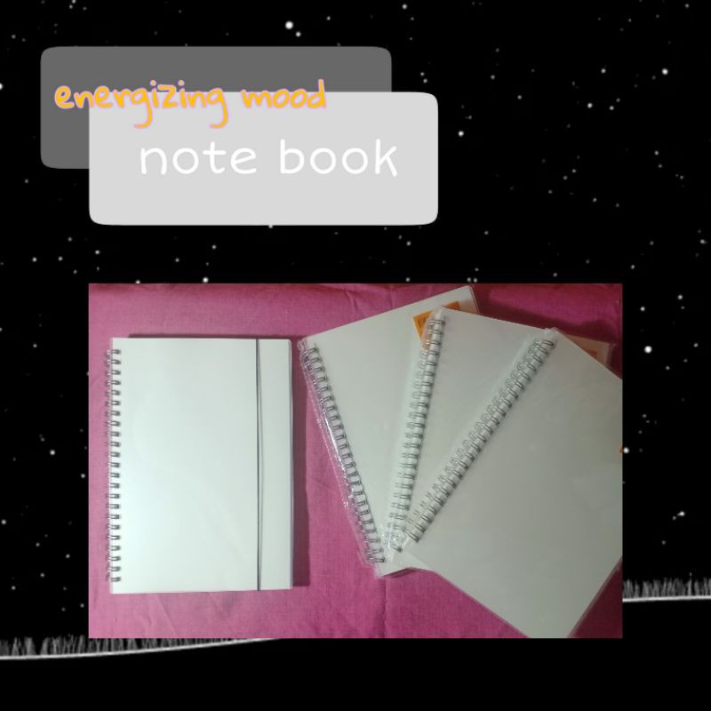 

Notebook Spiral Cover Clear ukuran A5 untuk sekolah / kantor / sketsa