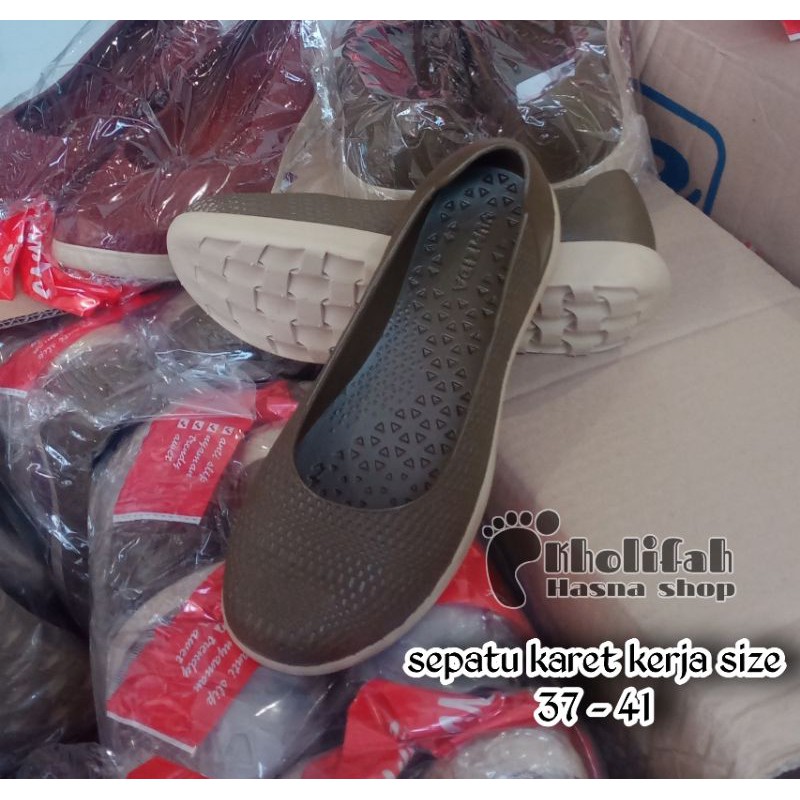 sepatu karet balet (yumeida ld 9098 l) sepatu karet kerja perempuan