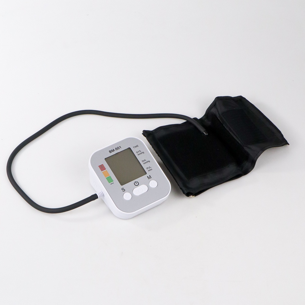 Alat Pengukur Tekanan Darah Electronic Sphygmomanometer with Voice - BM-501 - White JZIKI