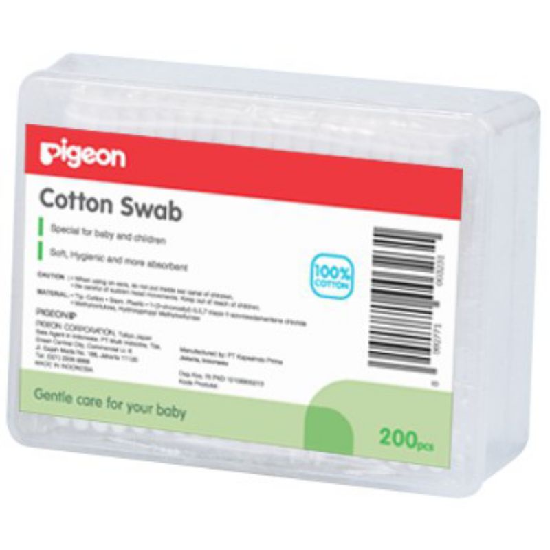 PIGEON Cotton Swab Isi 200 Pcs