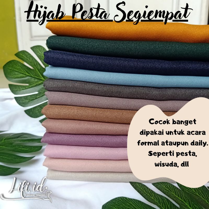 JILBAB PESTA MEWAH - HIJAB PESTA SEGIEMPAT - HIJAB WISUDA ATAU HIJAB ACARA FORMAL - JILBAB PESTA GLI