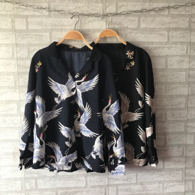 Kemeja flamingo maxmara allsize busui friendly