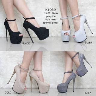 silver grey heels