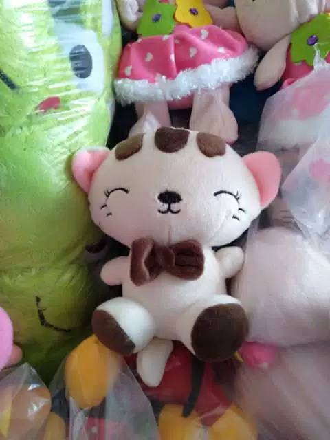 Boneka kucing cantik size:S.