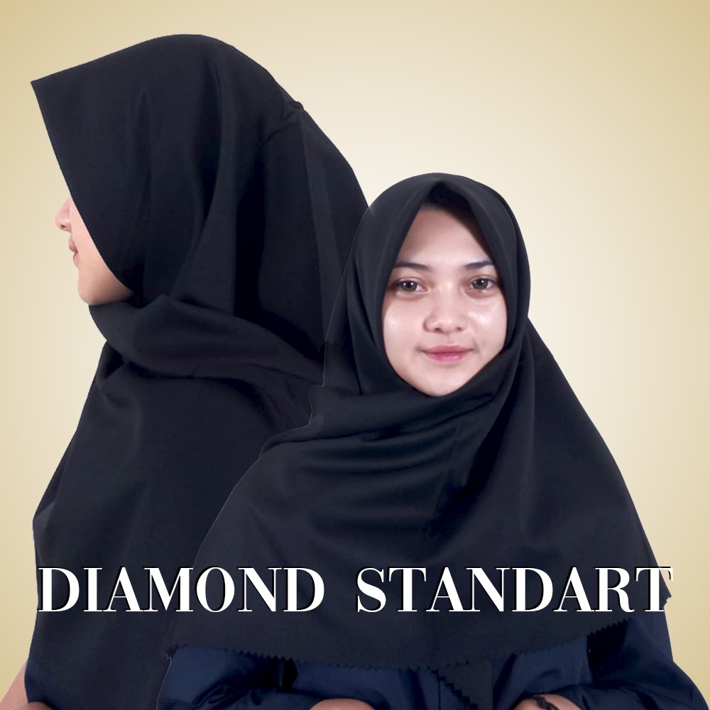 Hijab muslimah segi empat diamond standart