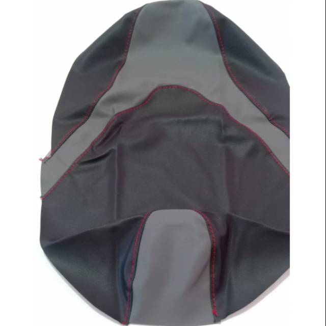 Sarung / kulit / Custom jok motor X ride hitam abu bahan ORIGINAL