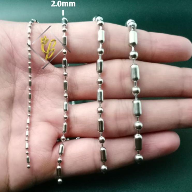 Kejutan Minggu Ini Kalung Rantai Mci Titanium Pria Wanita Cowok Cowo Laki Laki Cewek Cewe Keren Coke