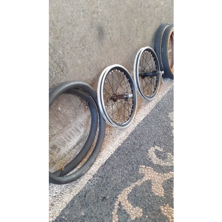 wheelset 16 inc murni doublewall 8-9 speed