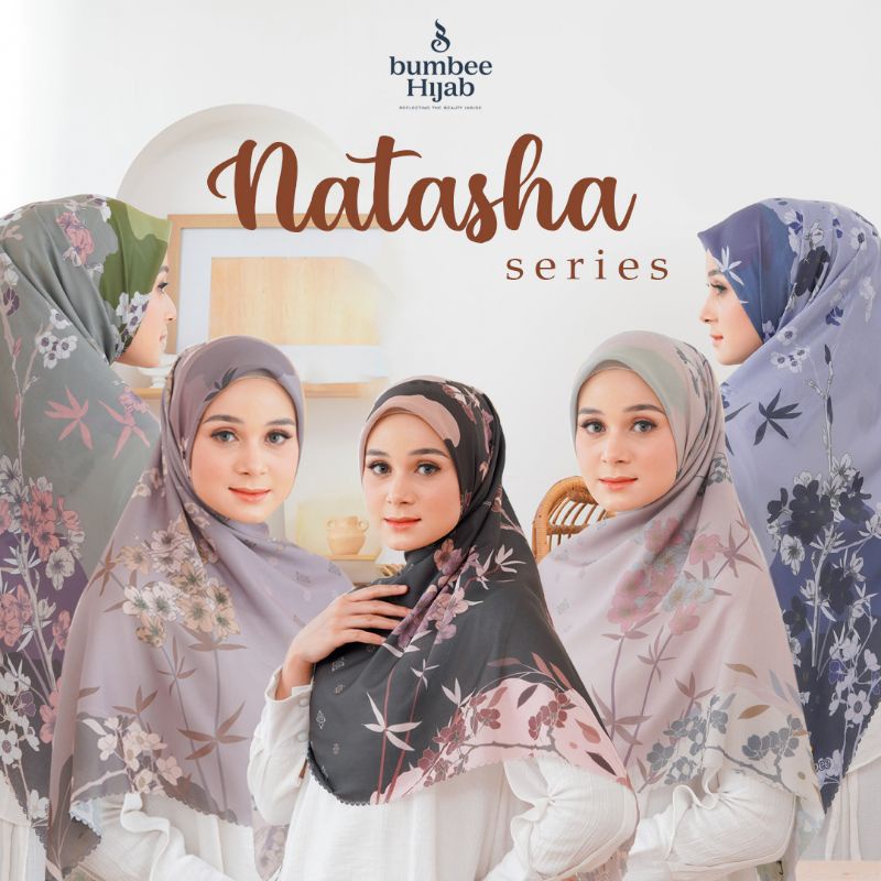 Voal Printing Lasercut Natasha size 140x140 - Bumbee_hijab