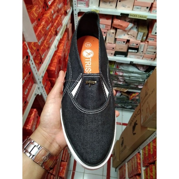 PROMO TRISET | SEPATU KETS JEANS WANITA | ORIGINAL