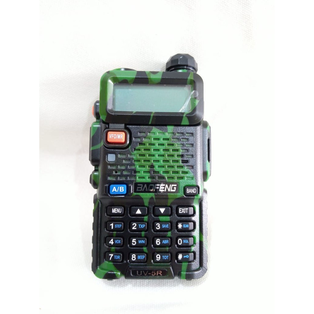 HT Baofeng UV 5R Loreng Handy Talky ARMY 5 Watt, Bopeng  Loreng Doreng Tentara Hijau UV-5R 5 R W Radio Komunikasi Urgency