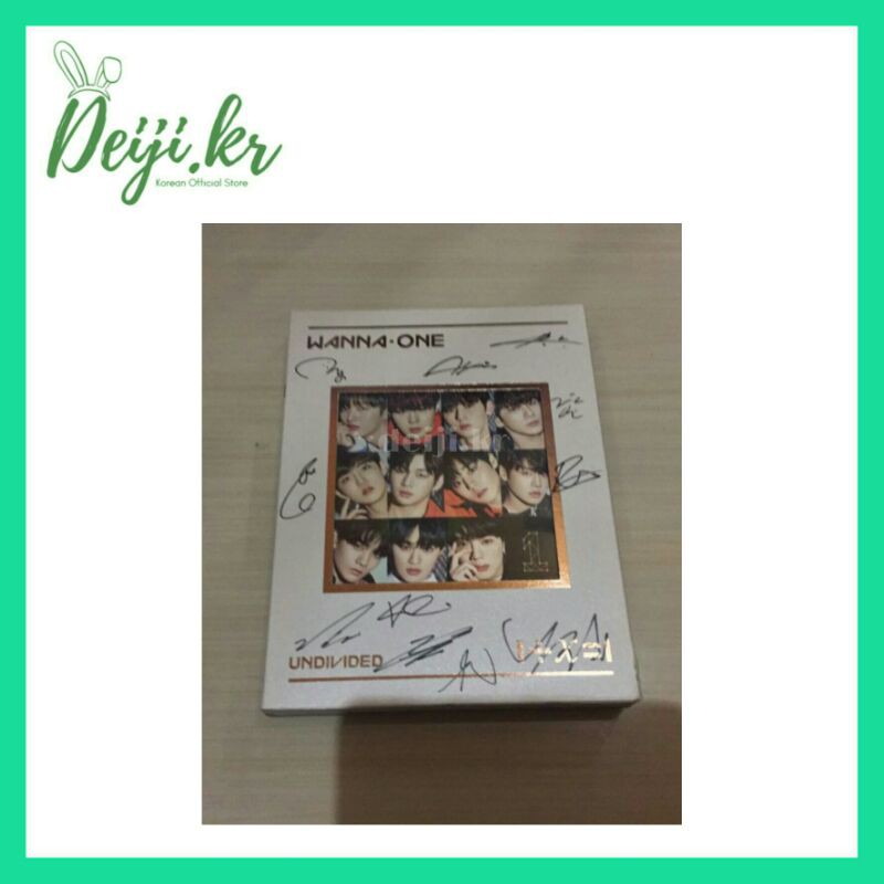 [BOOKED] SIGNED ALBUM WANNA ONE UNDIVIDED WANNA ONE VERSION