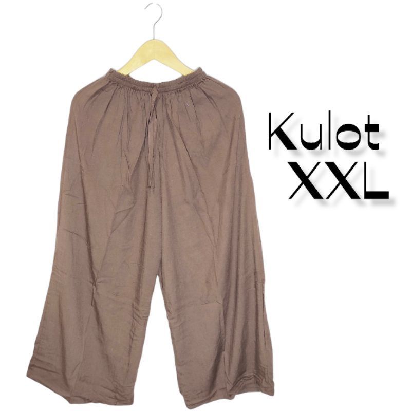 KULOT RAYON TALI SERUT SIZE JUMBO XXL / KULOT HIGHWAIST RAYON JUMBO