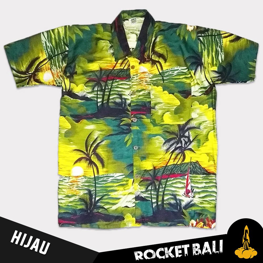 Kemeja Pantai - Baju Pantai Pria - Baju Kemeja Hawai - Kemeja Motif Pantai - Kemeja Pantai Murah