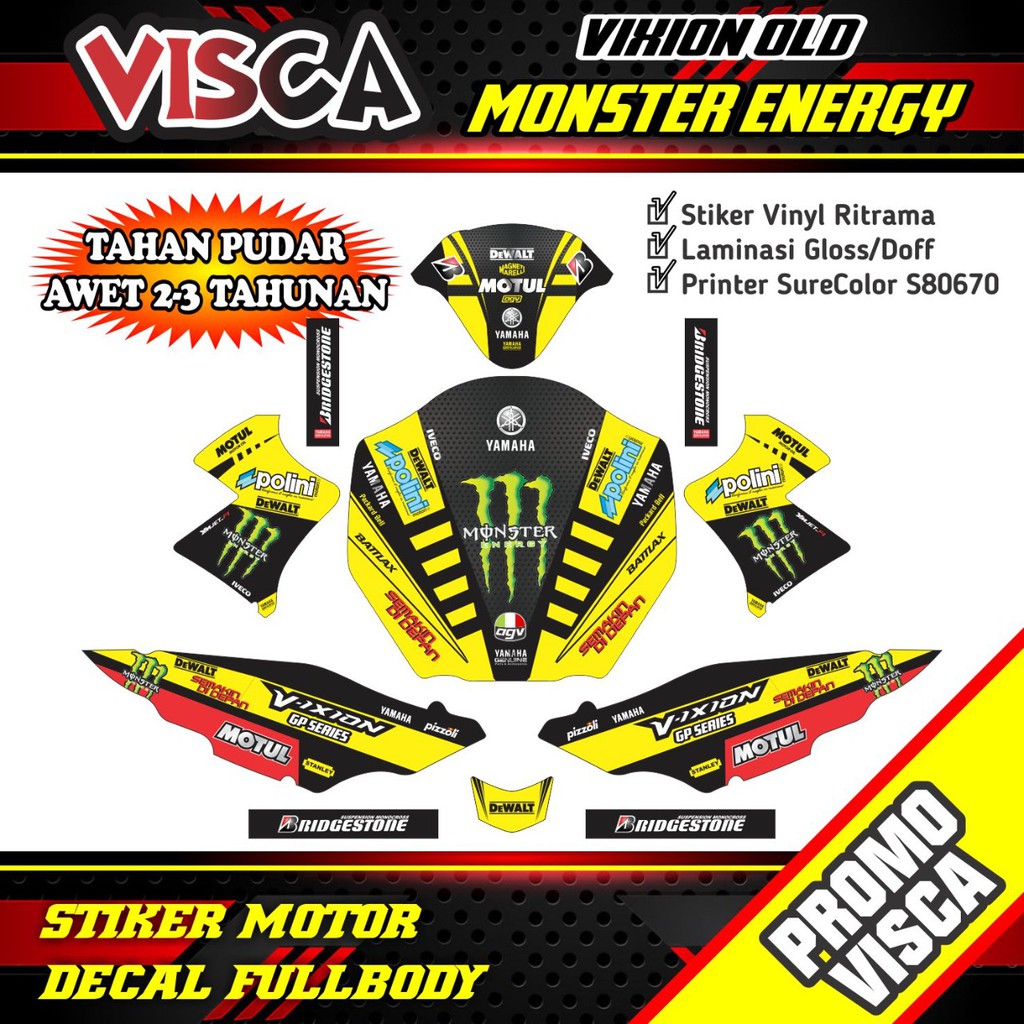 Decal Vixion OLD Decal Vixion OLD Stiker Vixion OLD Stiker Vixion OLD ME