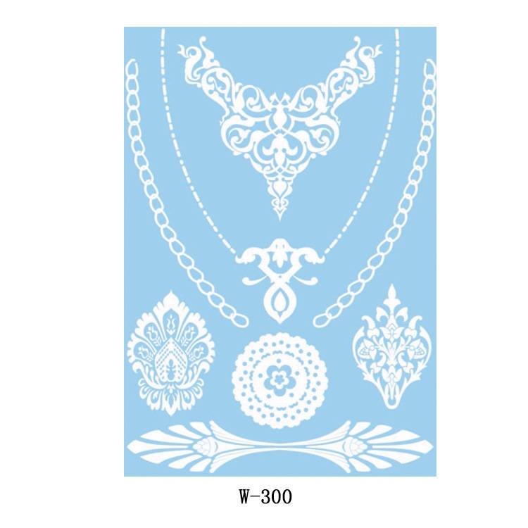 Hena Tatto White Henna Instant Tato Hena Instan Henna Tatto Pengantin Tattoo
