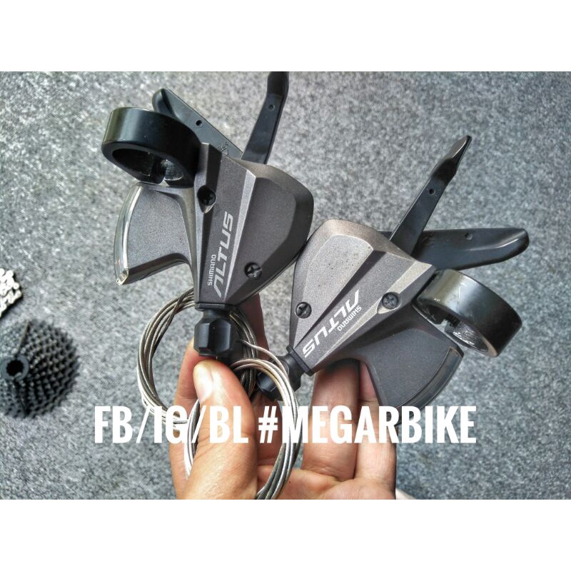 mini gs groupset shimano altus mix acera 3x9 speed no alivio deore