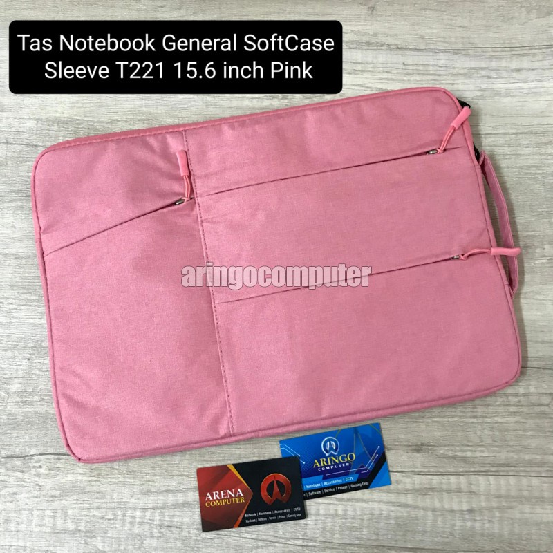 Tas Notebook General SoftCase Sleeve T221 15.6 inch Pink