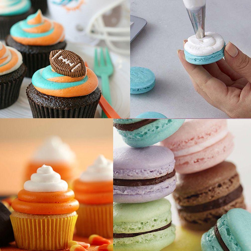 Populer Icing Piping Nozzle Bakeware Stainless Steel Cupcake Aksesoris Dapur Alat Es Krim