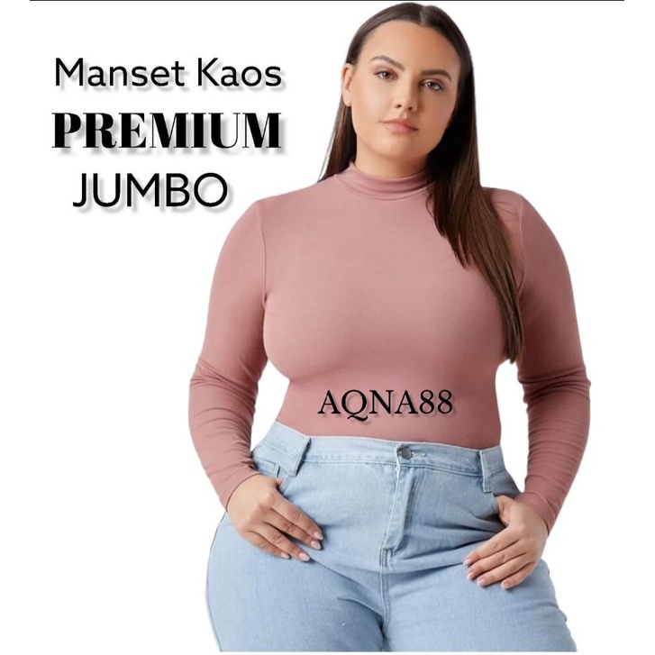 Manset Jumbo Kaos Lengan Panjang Premium