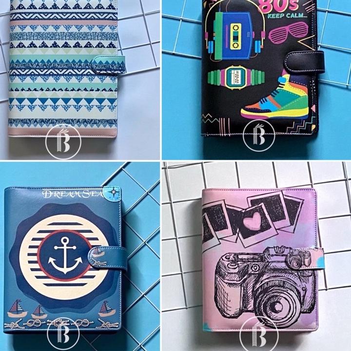 

⸨BoF♜⸩ ⭐️ Bindermu READY Binder New 03 Printing Quotes Marble Holographic Kulit Anti Air 20ring A5 / 26ring B5 6ring A6 //Promo bulanan