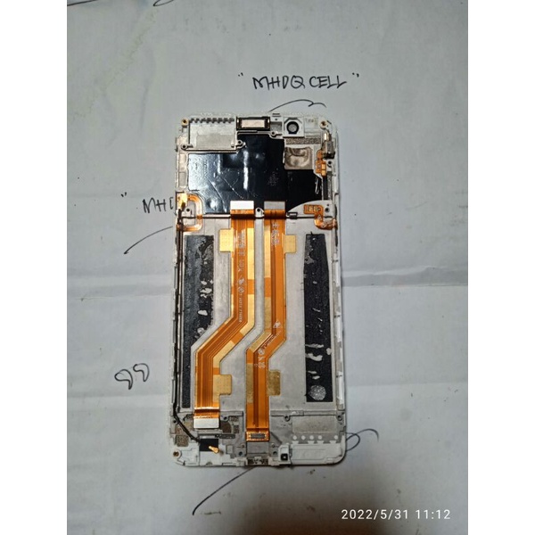 FRAME TULANGAN TENGAH/TATAKAN LCD FULLSET NUBIA M2 NX551J ORI 1000%