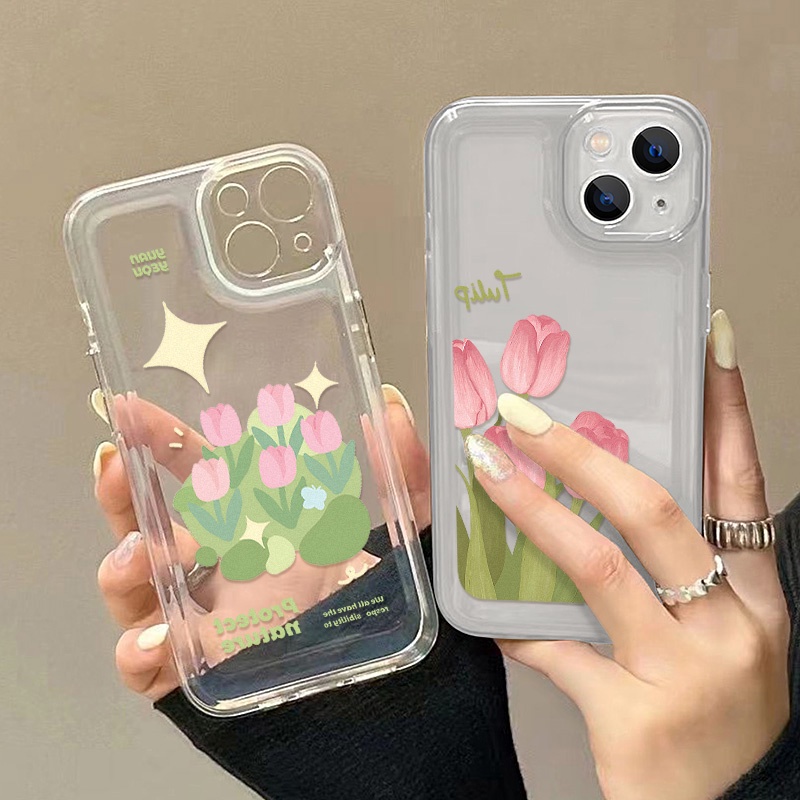 Case Bahan Akrilik TPU Transparan Tahan Banting Untuk iPhone 11 Pro Max 13 Pro 12 Pro XS Max XR X 8 Plus 7 Plus SE 2020 2022