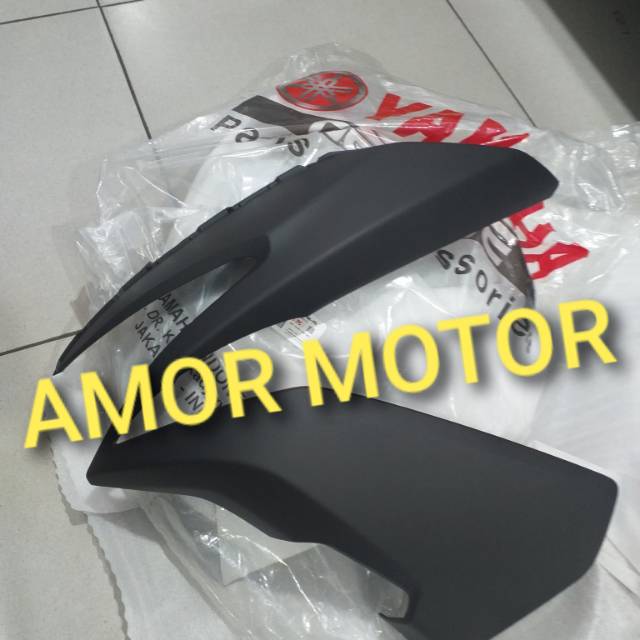 Body cowling sayap depan yamaha AEROX 155 hitam doff Origina