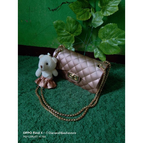 Tas jelly matte Gold rose