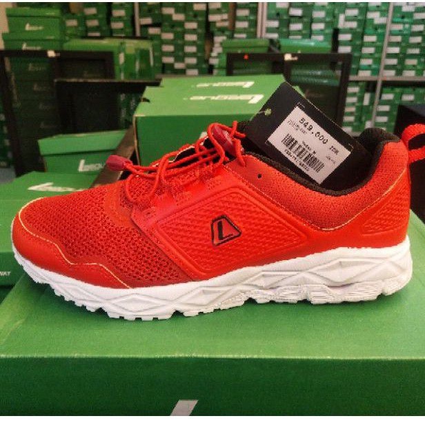 PROMO Sepatu League Vader M Running Shoes Pria Merah Original Murah Terbaru