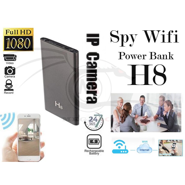 Wifi - Power Bank H2 Spy Camera Fhd1080p Hidden Camcorder Infrared