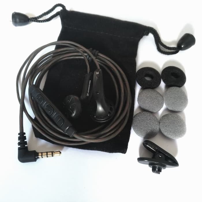Custom Bass Headset Sennheiser Earphone With Mic Volume Control
