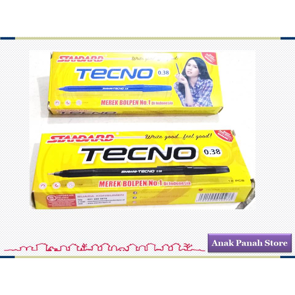 

Pen Merk Standard Techno (12 buah)